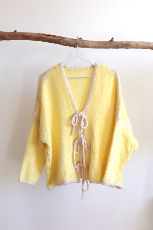 Gilet en maille à nœuds SIENA