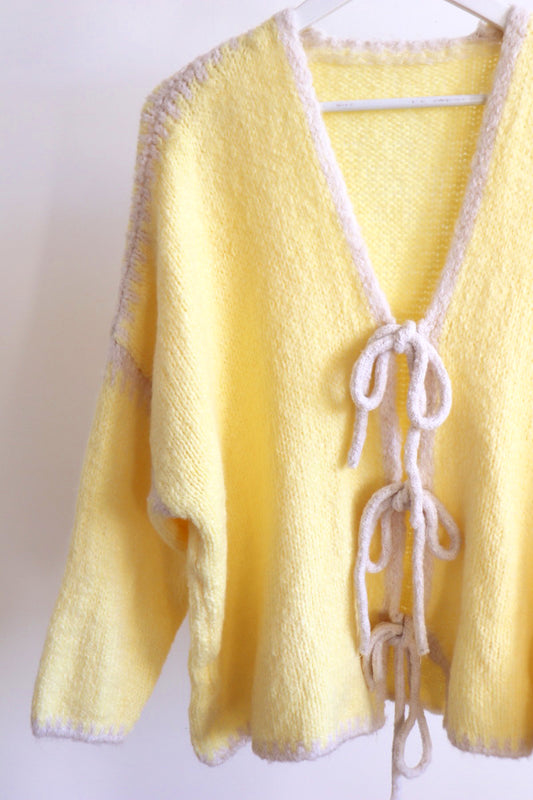 Gilet en maille à nœuds SIENA