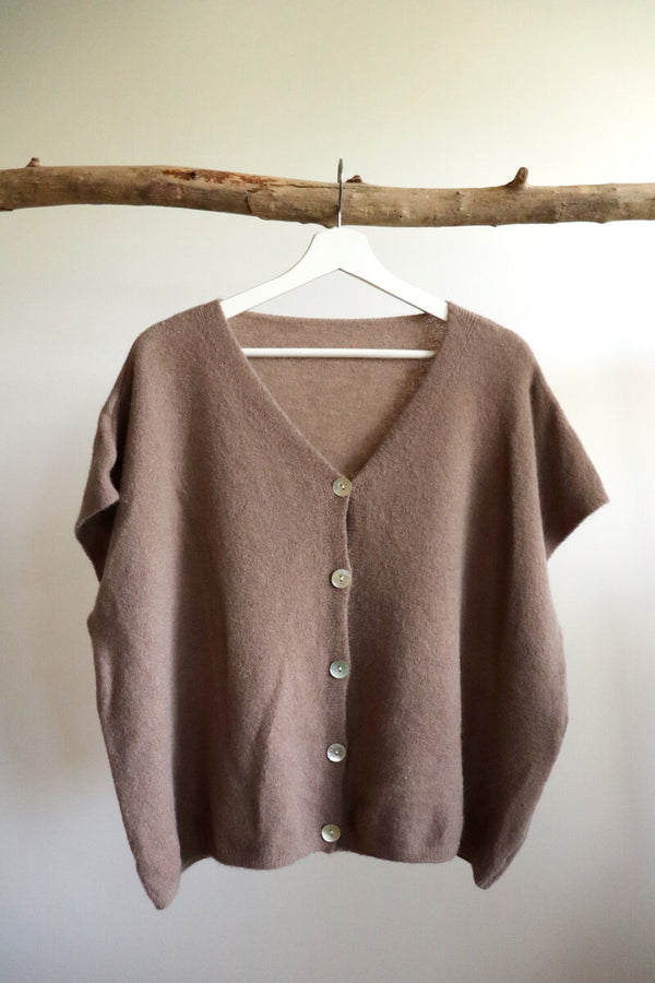 Gilet en maille manches courtes ESMEE