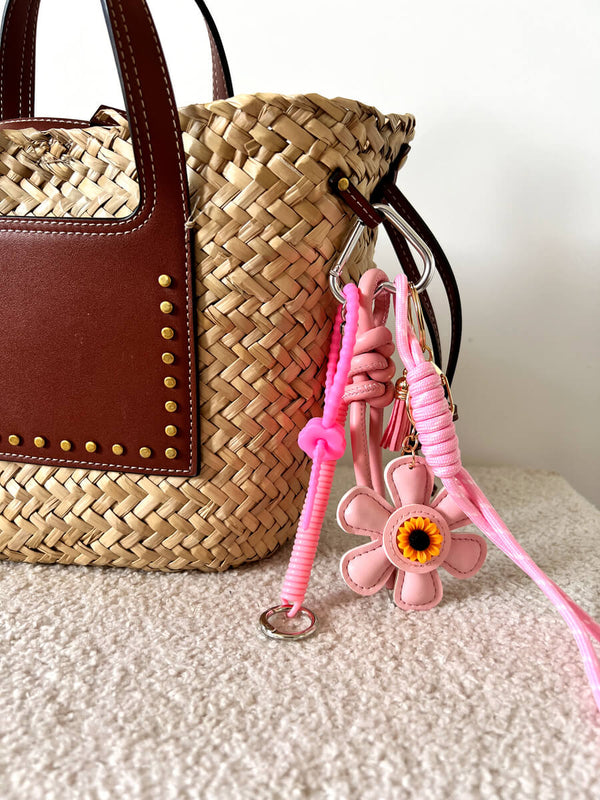 Bag charm à fleur PAOLA