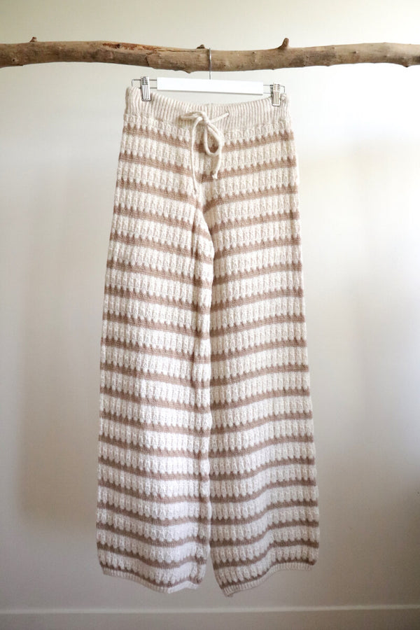 Pantalon rayé en laine BILLIE