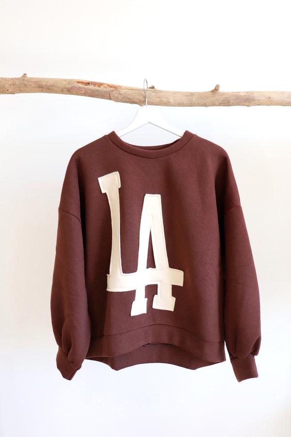 Sweat-shirt oversize LOS ANGELES
